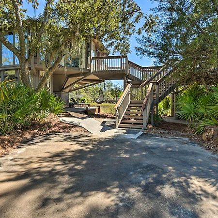 Villa Airy Treehouse With Bikes Walk To Harbour Town! Hilton Head Island Exterior foto