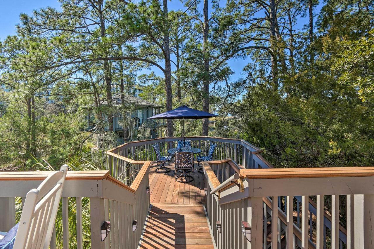 Villa Airy Treehouse With Bikes Walk To Harbour Town! Hilton Head Island Exterior foto