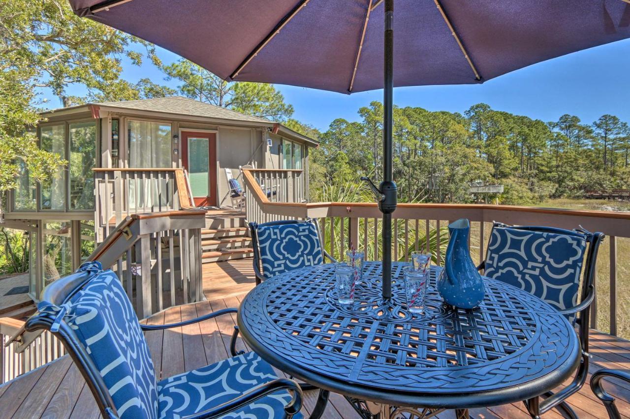 Villa Airy Treehouse With Bikes Walk To Harbour Town! Hilton Head Island Exterior foto
