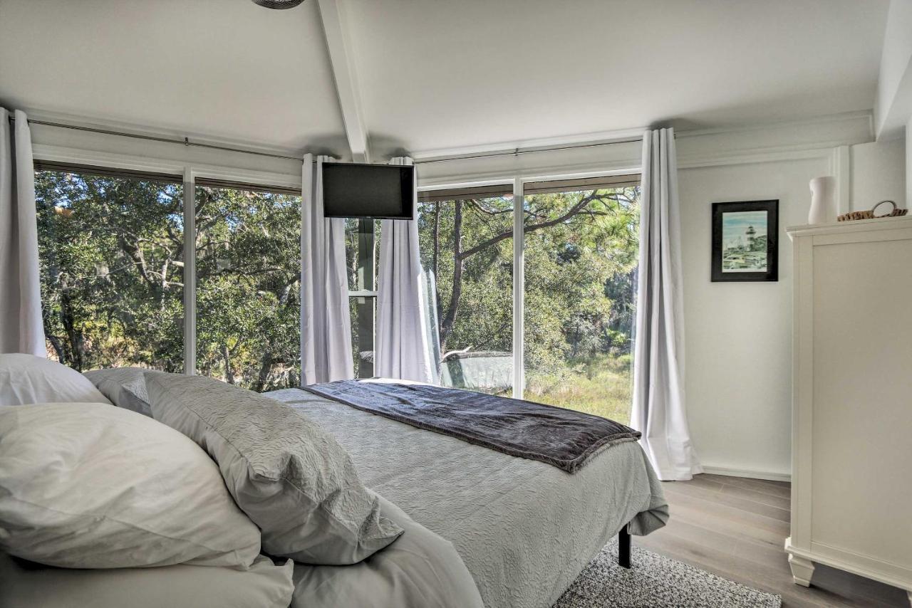 Villa Airy Treehouse With Bikes Walk To Harbour Town! Hilton Head Island Exterior foto